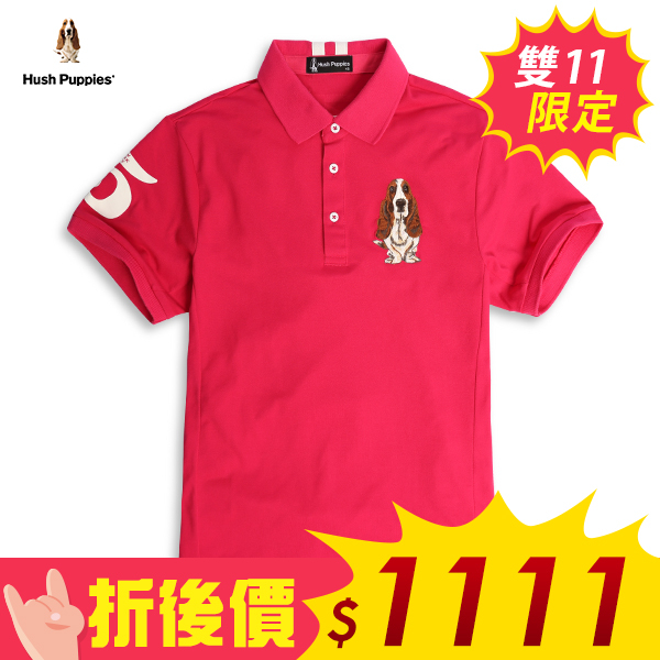 Hush Puppies POLO衫 男裝透氣涼感腰線剪裁修身POLO衫