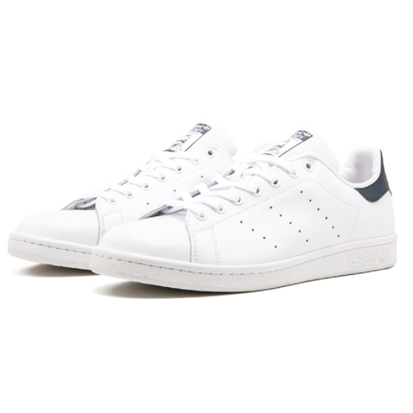 ADIDAS STAN SMITH 男鞋 女鞋 休閒 史密斯 經典 復刻 舒適 白 深藍【運動世界】M20325