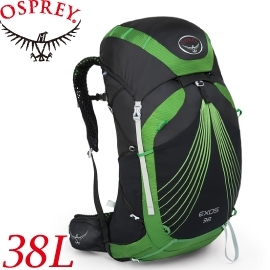 【OSPREY 美國 EXOS 38L 黑 登山背包】EXOS 38/登山包/登山/健行/自助旅行/雙肩背包★滿額送