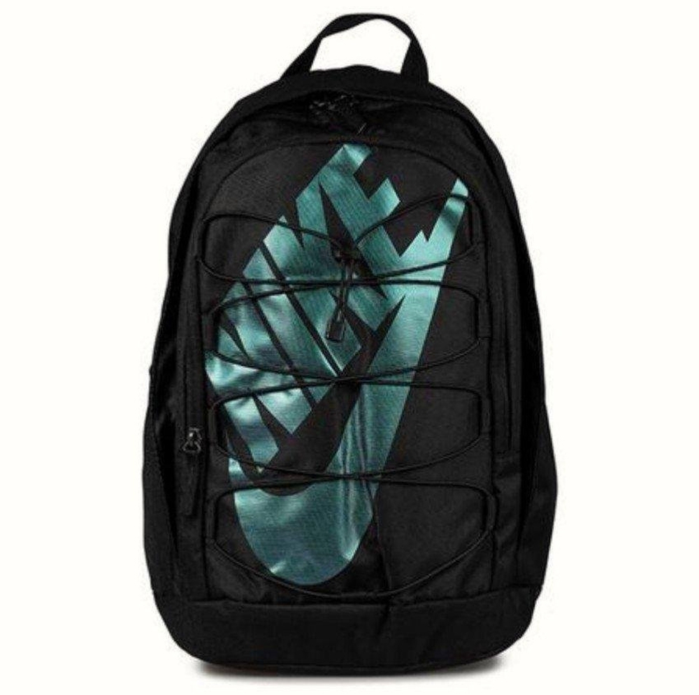 NIKE HAYWARD BACKPACK 黑色 黑綠 大LOGO 金屬 炫彩 後背包 (布魯克林) BA5883-010