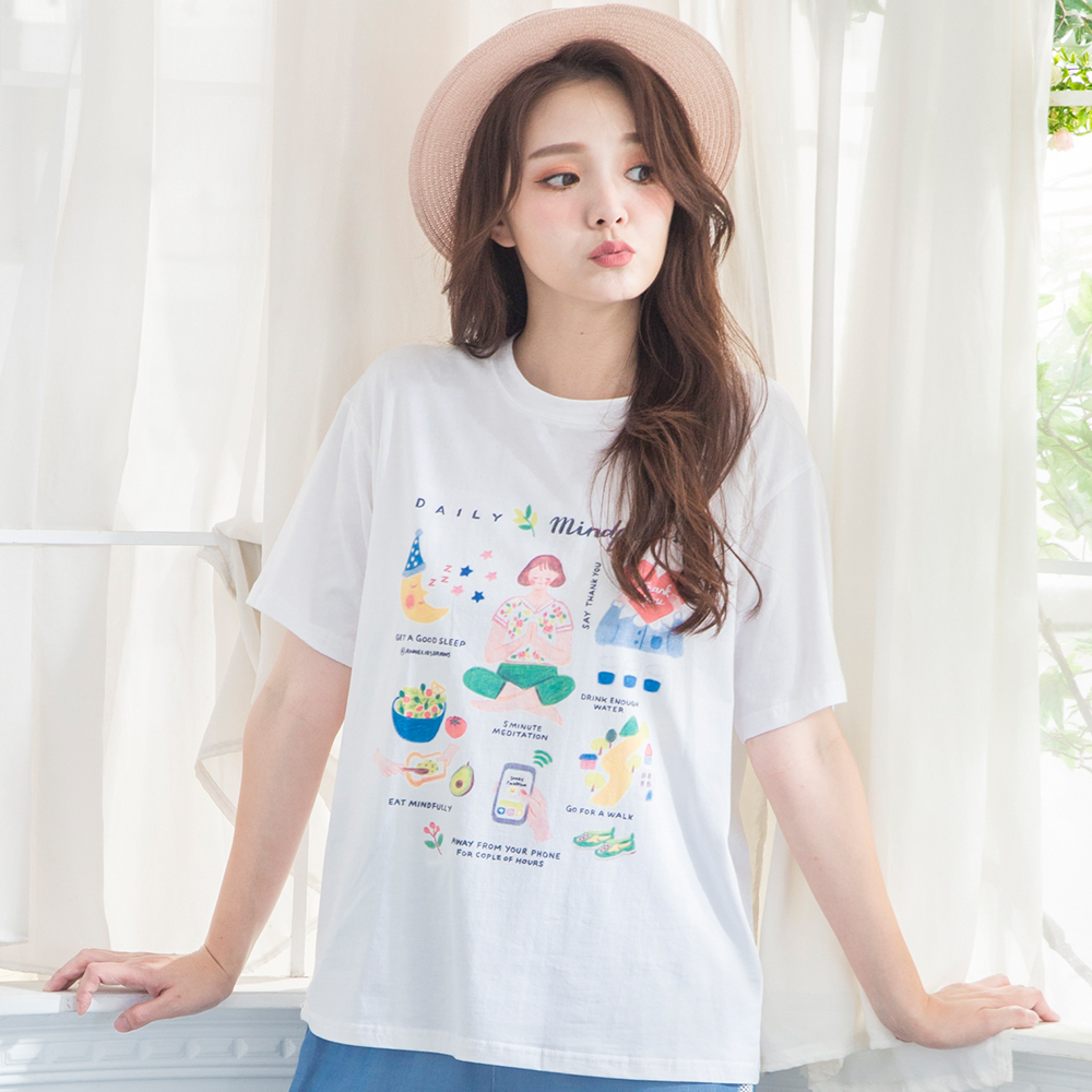 Daily Mindfulness棉質T-shirt(2色)