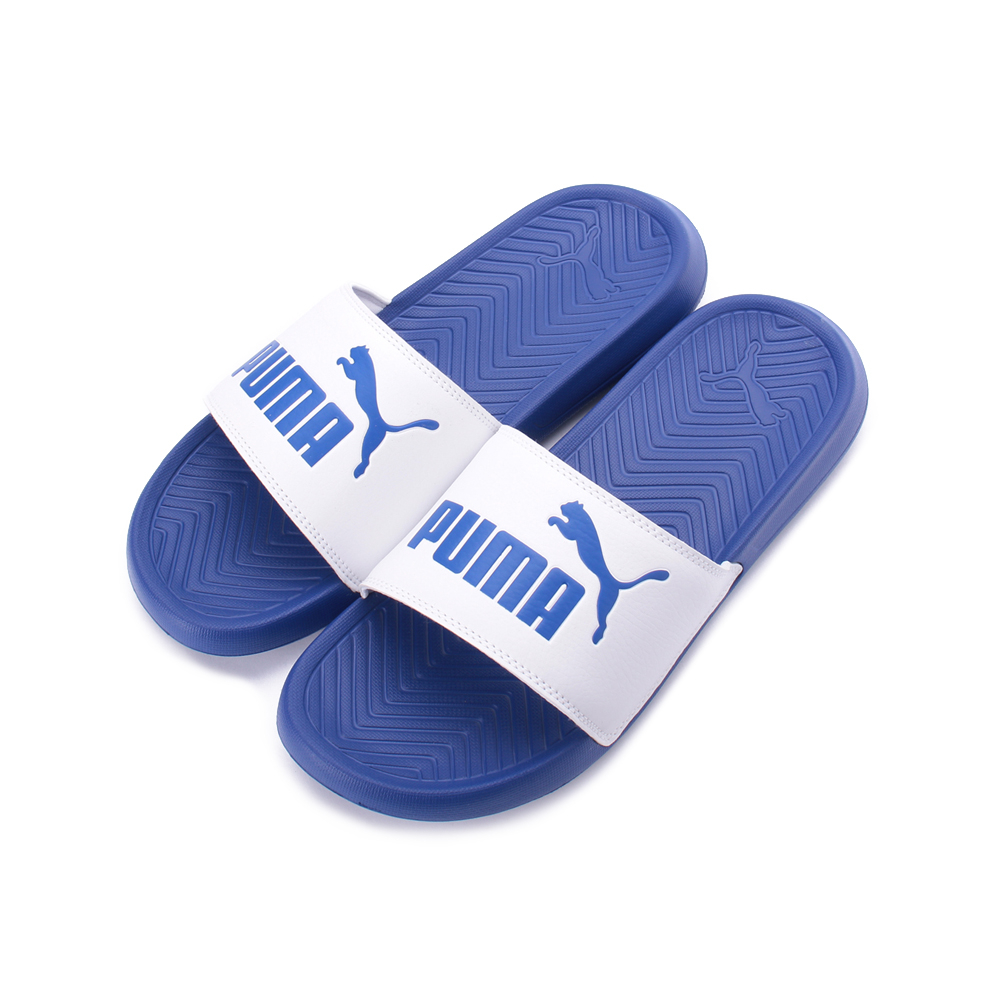 PUMA POPCAT 一片套式拖鞋 藍白 360265-41 男鞋 鞋全家福