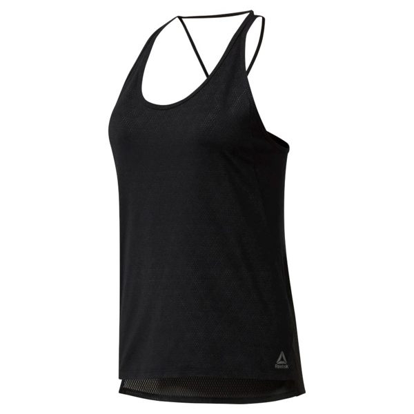 REEBOK SMARTVENT TANK TOP 女裝 背心 慢跑 有氧 速乾 舒適 透氣 黑【運動世界】DU4142