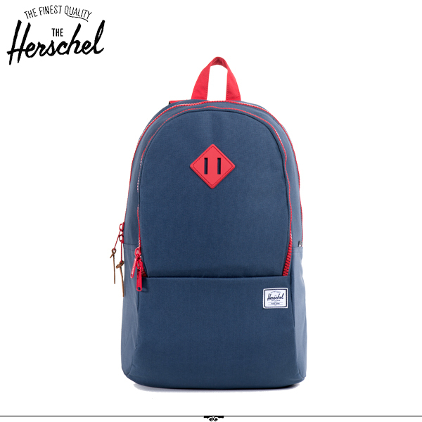 Herschel 後背包 海軍紅/紅拉鍊 多功能收納 15吋筆電後背包 Nelson-158 得意時袋