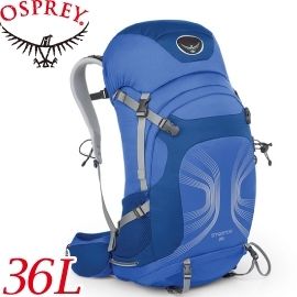 【OSPREY 美國 Stratos 36 海港藍 M/L 登山背包】Stratos 36/登山包/登山/露營★滿額送