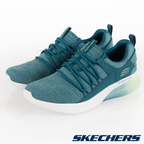 SKECHERS SKECH AIR ULTRA FLEX 女鞋 慢跑 穩定 氣墊 避震 藍綠【運動世界】 13292TEAL