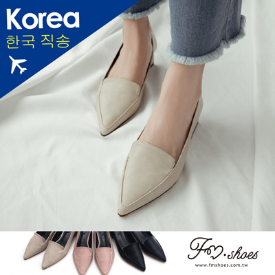 跟鞋．霧感方跟高跟鞋-FM時尚美鞋-韓國精選．Lazy