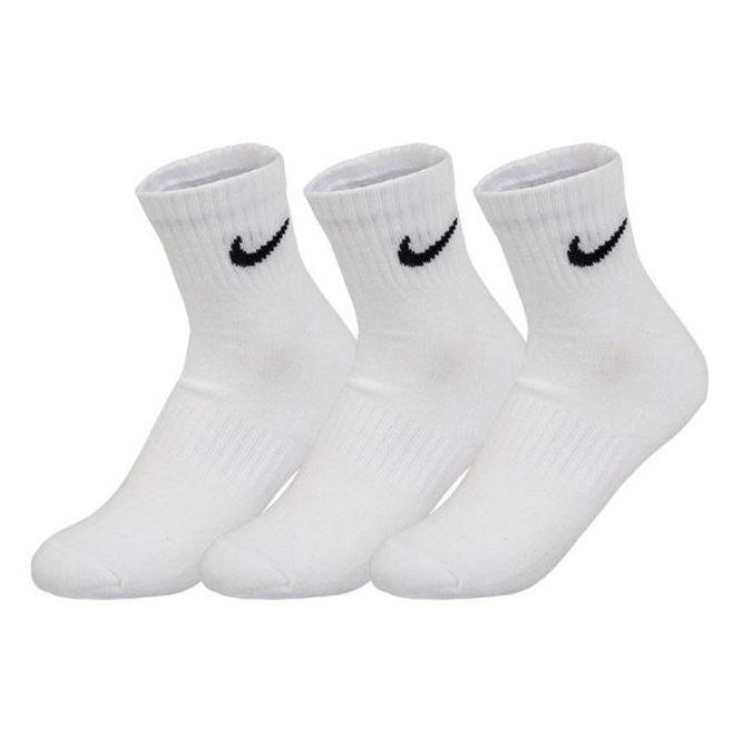 NIKE配件系列-EVERYDAY CUSH ANKLE 3PR 白色襪-NO.SX7667100