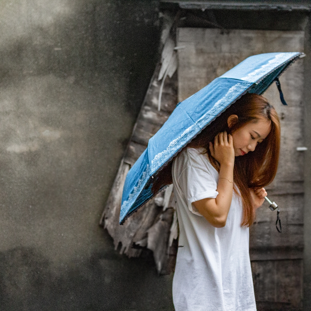 樂嫚妮 雙龍TDN 雙印薔薇超防曬遮陽晴雨傘 三折傘 降溫抗UV