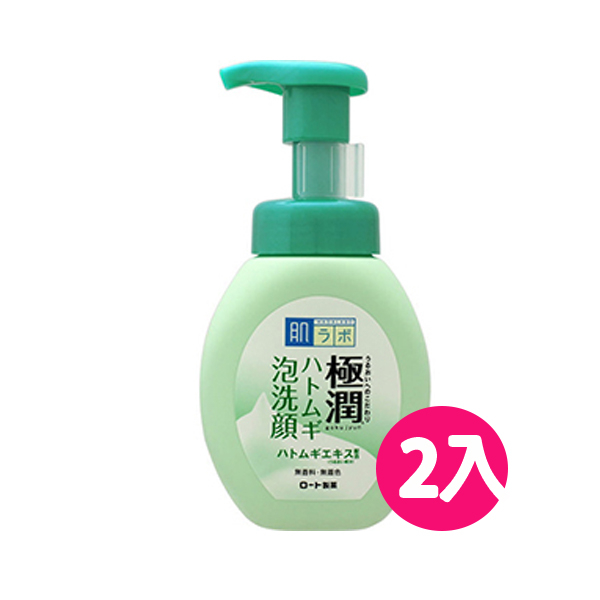 ROHTO肌研 極潤保濕泡洗顏(薏仁)洗面乳160ml*2入