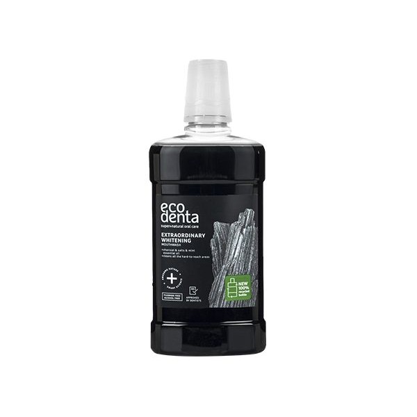 Eco denta 黑炭亮白漱口水(500ml)【小三美日】