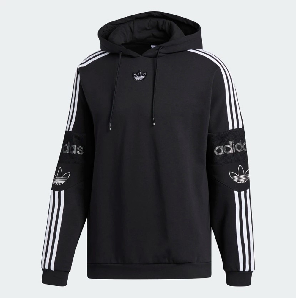 ADIDAS ORIGINALS TS TRF HOODY 男款 三線 連帽帽T 黑色 (布魯克林)ED7115