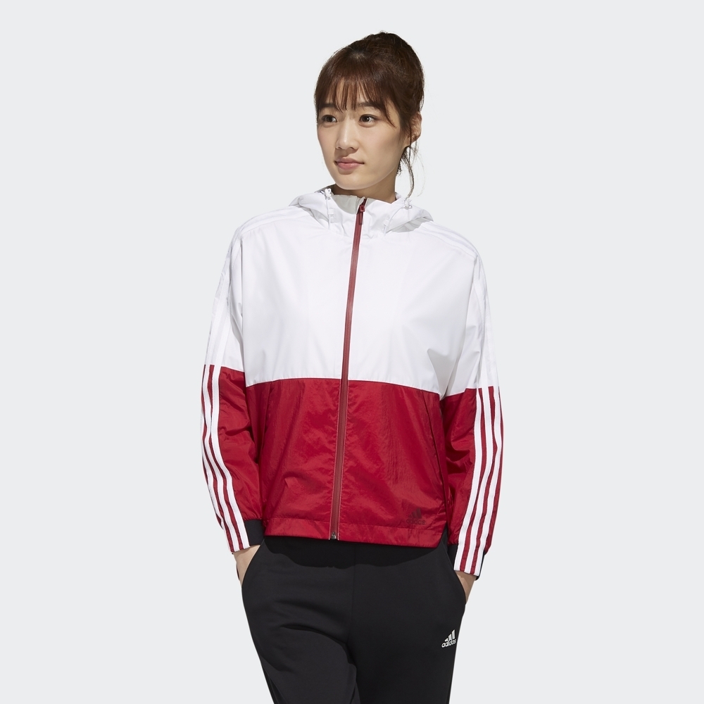 v［TellCathy］adidas WB BLOCK 女子運動型格夾克 EH3853