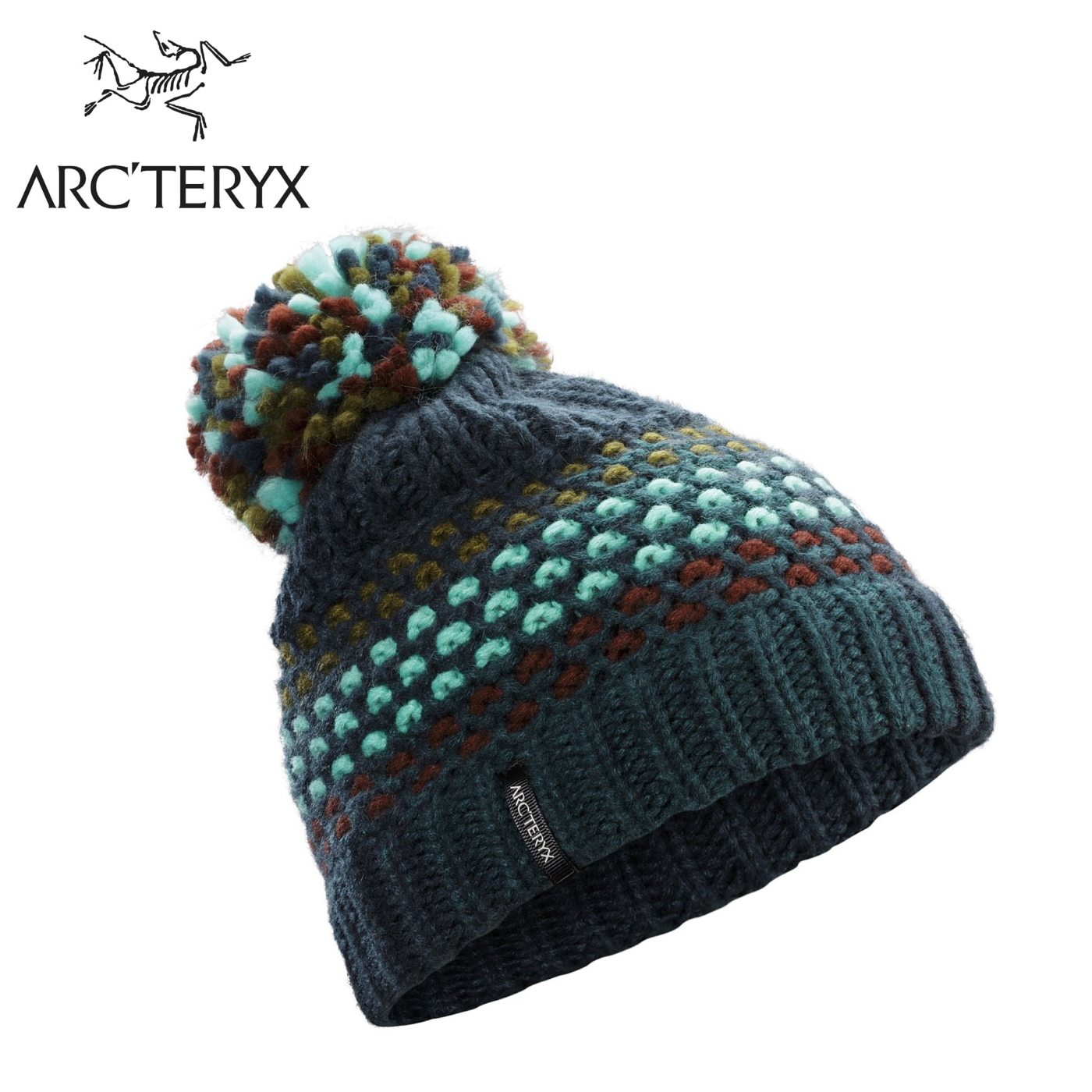 【ARC'TERYX 始祖鳥 Fernie 編織毛球帽《銀河藍》】16436/編織帽/保暖帽/毛帽