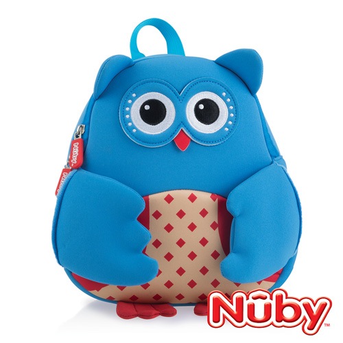 Nuby 3D立體防水背包 貓頭鷹