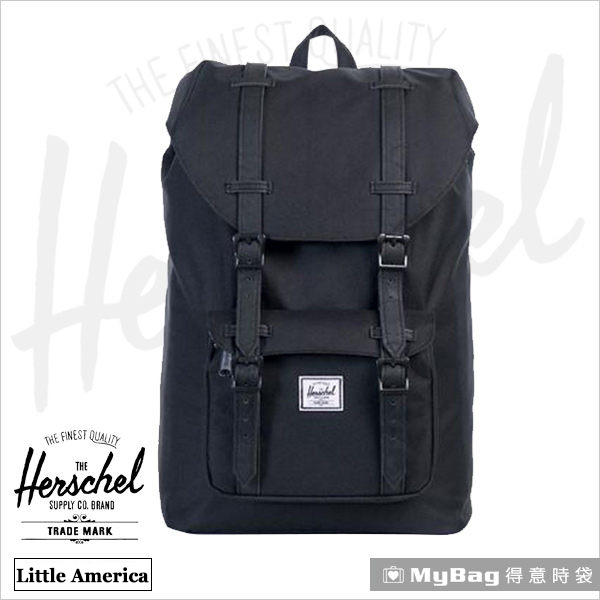 Herschel 後背包 Little America 大型 黑色 小美國筆電後背包 LIL-AMER-535 得意時袋