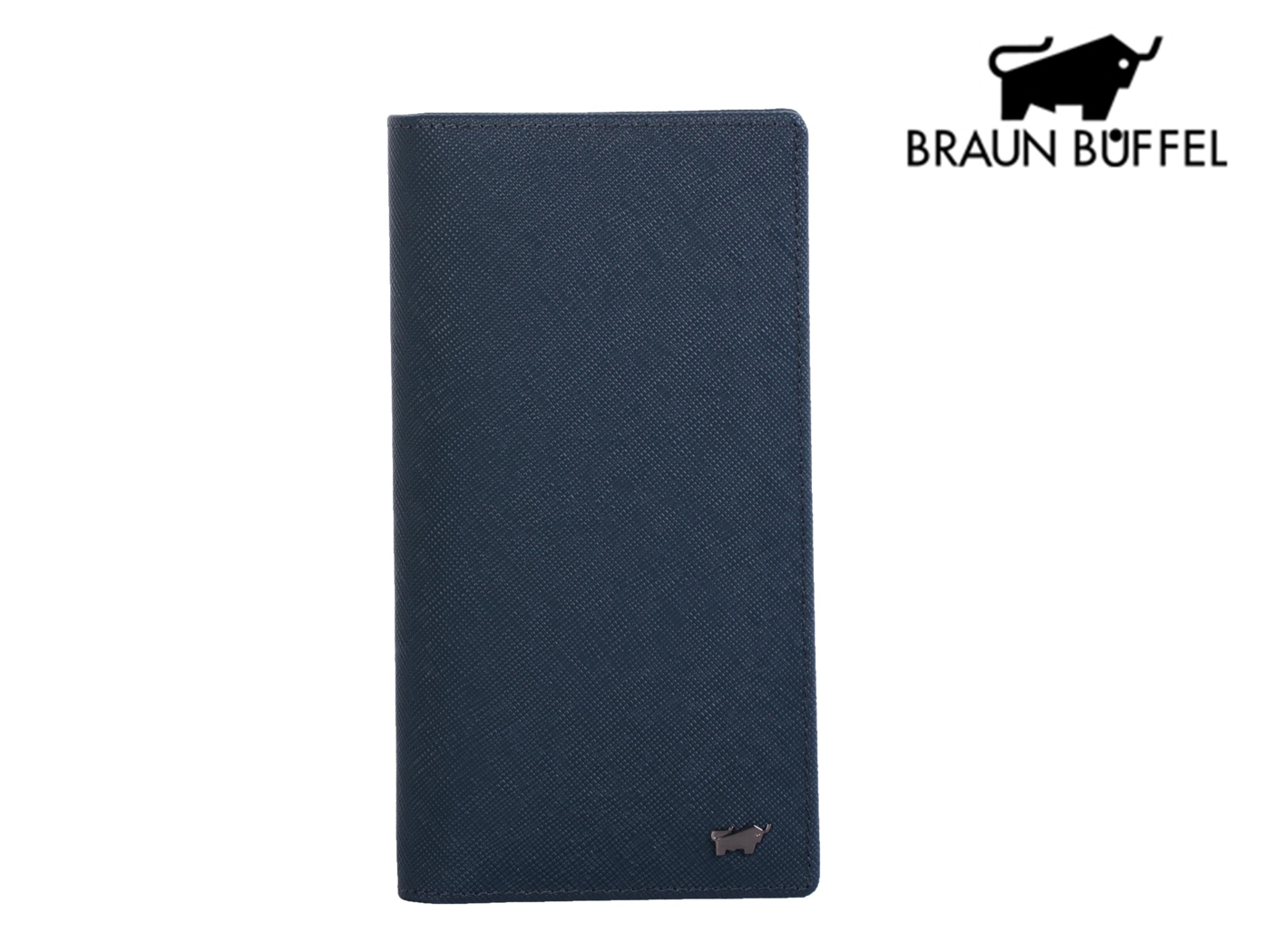 【全新品公司貨】BRAUN BUFFEL 德國小金牛 真皮長夾 暗夜藍 【寧寧小舖/台中30年老店】BF314-300-1