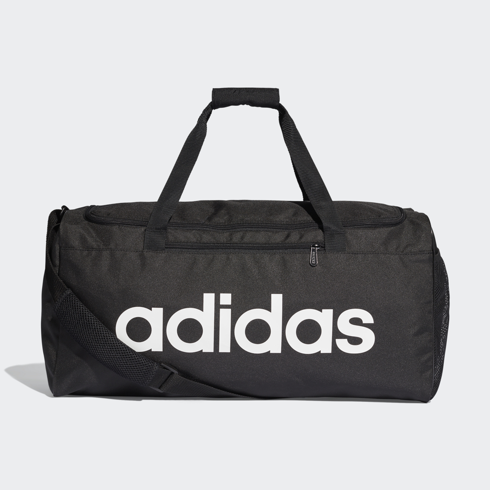 v［TellCathy］ADIDAS LINEAR CORE DUFFEL 黑色 手提袋 愛迪達 大LOGO 旅行袋 運動 DT4819