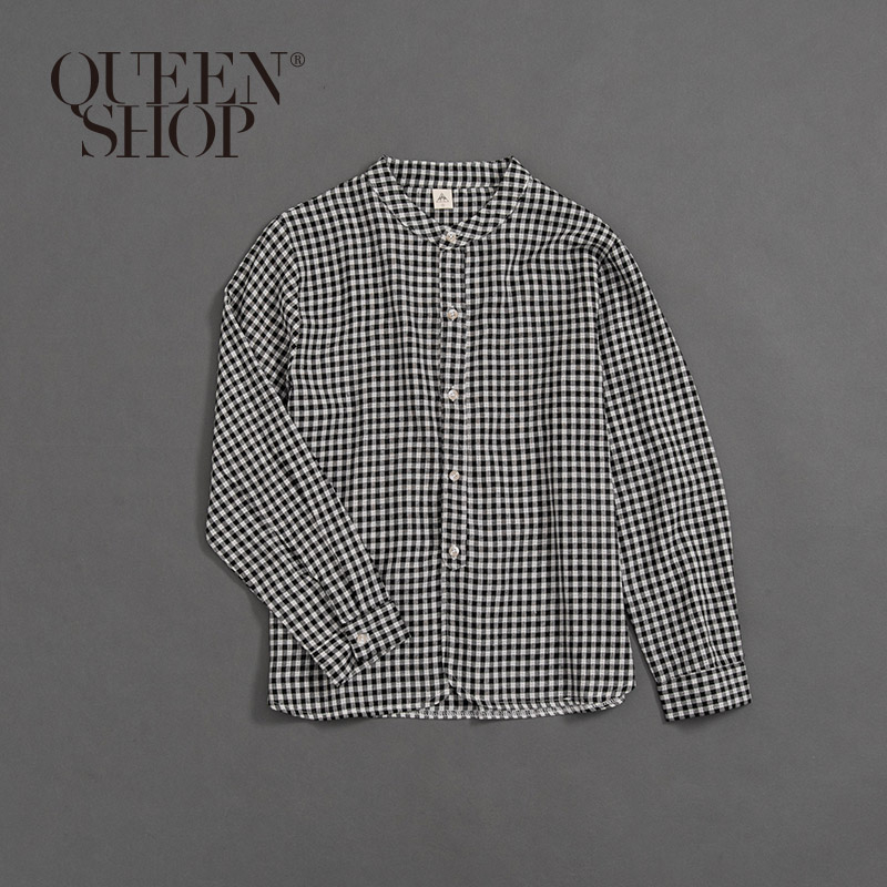 Ｑｕｅｅｎ Ｓｈｏｐ【01023472】中山領格紋襯衫 1/2/3/4＊現+預＊