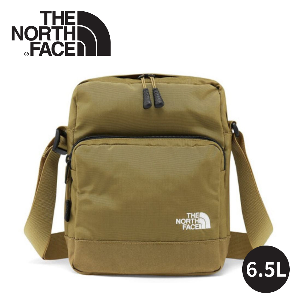 【The North Face 6.5L超輕耐磨斜背包《卡其》】2SAE/側背包/單肩包/休閒背包