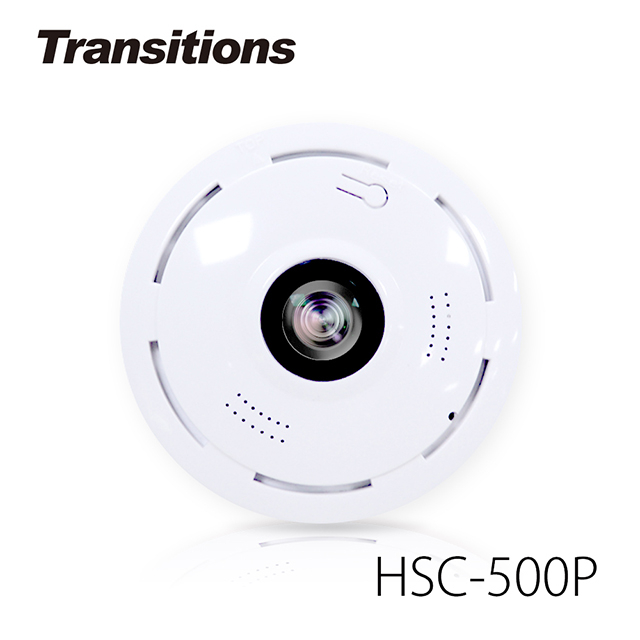 全視線HSC-500P 1080P高清360度全景 無線WiFi攝影機