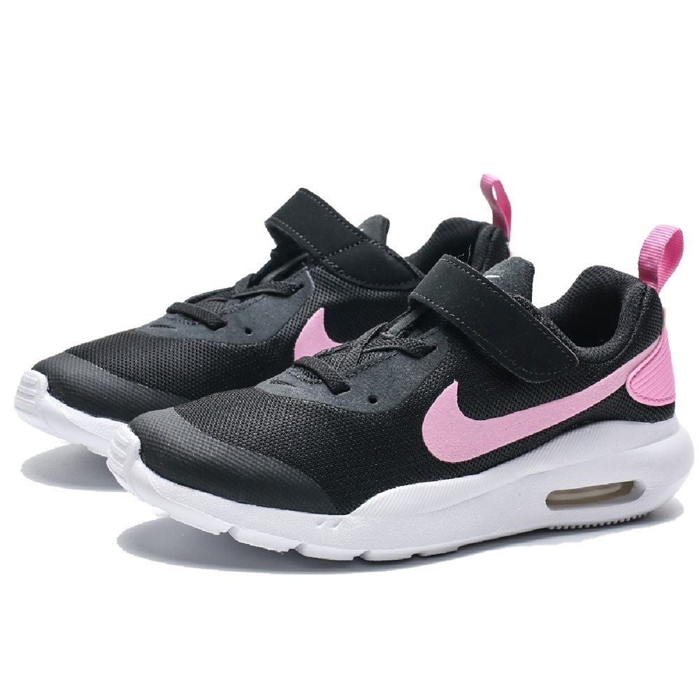 NIKE AIR MAX OKETO 黑 粉 黏帶 運動 跑鞋 童鞋 中童 (布魯克林) AR7424-001