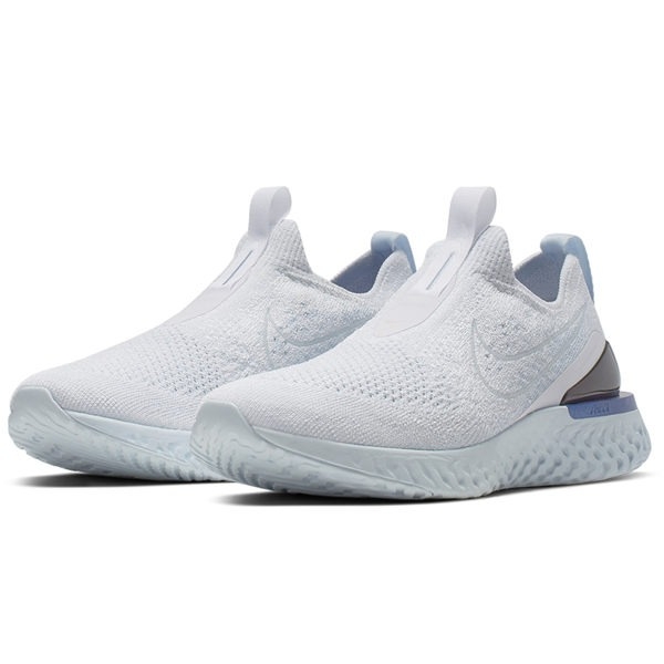 NIKE Epic Phantom React Flyknit 女鞋 慢跑 休閒 襪套 緩震 編織 白【運動世界】 BV0415-101