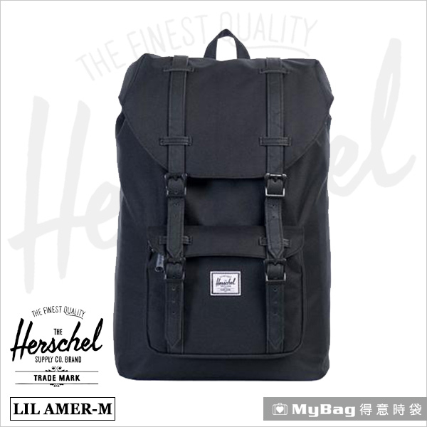 Herschel 後背包 Little America 中型 黑色 小美國筆電後背包 LIL-AMER-M-535 得意時袋