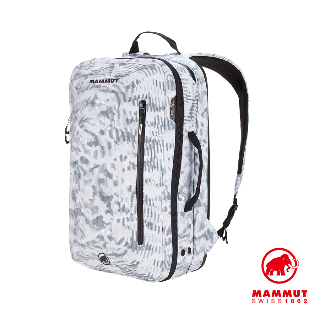 【Mammut 長毛象】Seon Transporter X 26L 迷彩攀岩通勤筆電後背包 迷彩白 #2510-04080