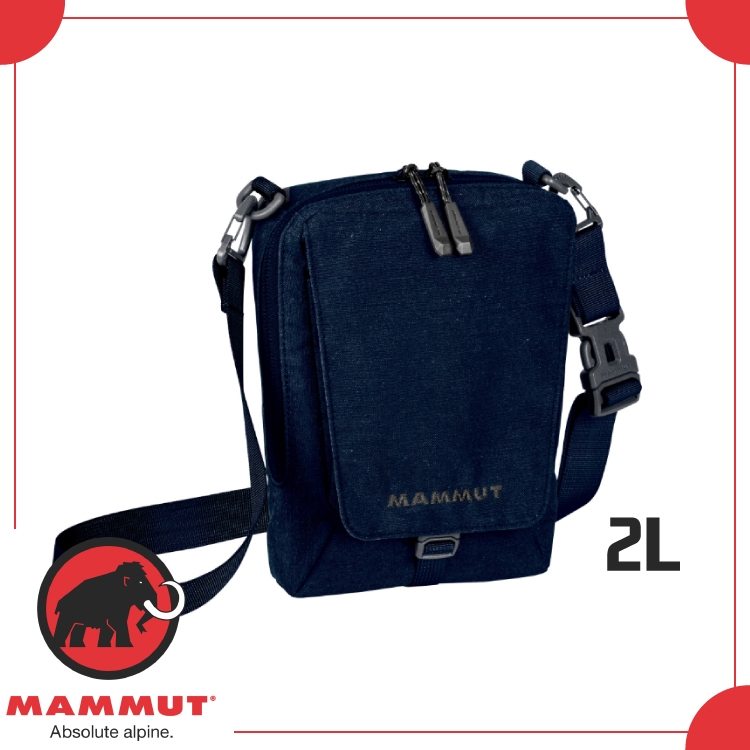 【MAMMUT Tasch Pouch Melange 2L《海洋藍》】2520-00651-5118/側背包/肩背包/休閒背包