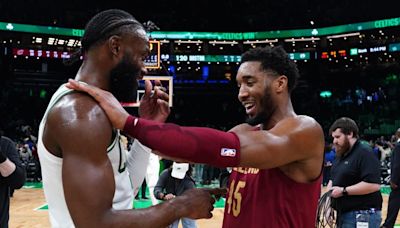 Brown, Mitchell putting friendship on pause for C's-Cavs series