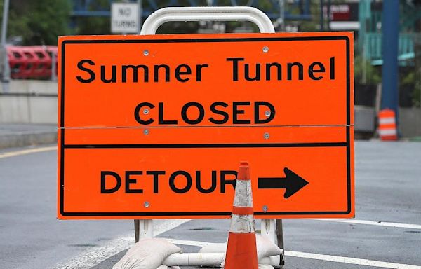 Sumner Tunnel in Boston closing Thursday night for one month