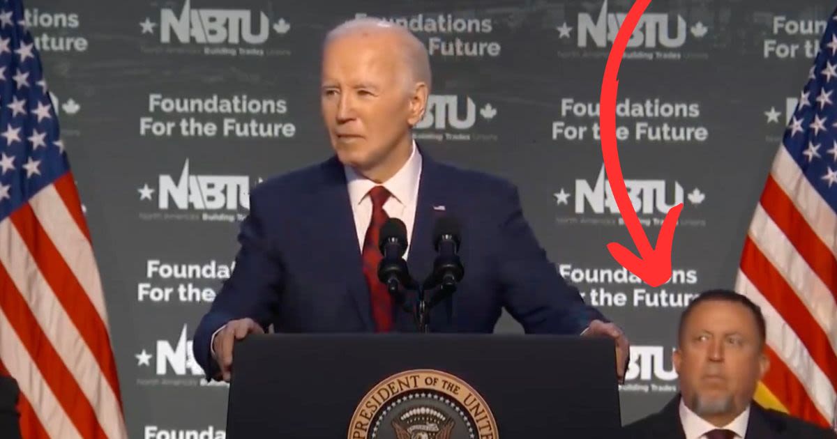 Priceless: Watch Look on Supporter’s Face Change When He Realizes Biden Just Lied to Entire Room