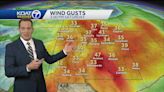 Winds start to step back up today with dangerous fire weather conditions for many