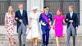 Le roi Philippe et la reine Mathilde célèbrent la fête nationale belge avec leurs quatre enfants