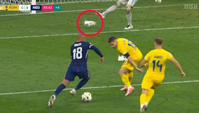 Romania vs Holland ends in major controversy as TV cameras pick up huge issue