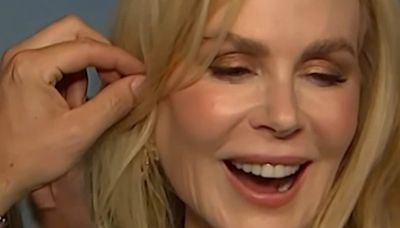 Nicole Kidman forced to stop mid-interview at latest movie premiere