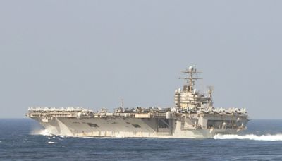 The US Navy is on its fourth aircraft carrier as its warships react to fighting in the Middle East
