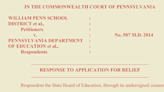 Lesson from Pennsylvania School Funding Lawsuit