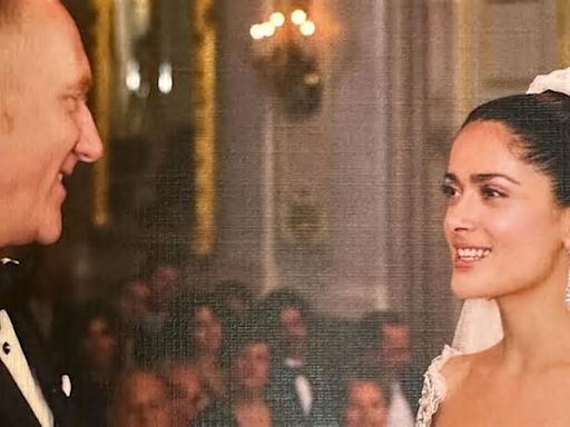 Salma Hayek comparte fotos inéditas de de su boda con François Henri-Pinault en su 15 aniversario