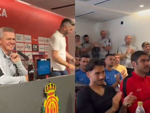 VIDEO: Javier Aguirre se conmueve porque jugadores del Mallorca lo despiden con aplausos