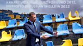 Ukraine displays destroyed stadium stand in Munich in reminder of war ahead of Euro 2024 opener