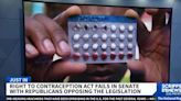 Bill to guarantee access to contraception fails in the Senate