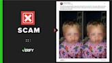 Viral photo of battered 2-year-old is part of a bait-and-switch scam