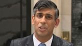 Rishi Sunak's General Election speech ruined as he's drowned out by music