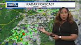 Warm start to the week; chance for showers Tuesday