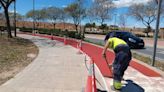 Paterna repinta los carriles bici de Santa Rita y La Canyada