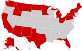 International border states of the United States