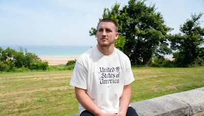 Trip to Normandy gives Olympic wrestler new perspective on what great-grandfather endured