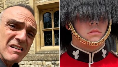 The Simpsons’ Hank Azaria tries to make King’s Guard laugh with voices of iconic characters